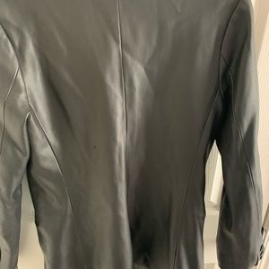 Express fake leather blazer